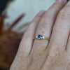 PICCOLO LUNAR TRILOGY / 4.50mm ROUND MONTANA SAPPHIRE RING