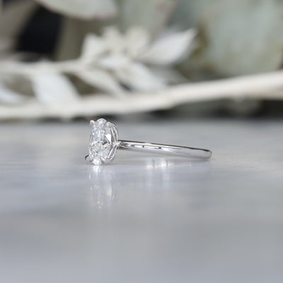 DUNE / 1.08ct OVAL DIAMOND 4 CLAW SOLITAIRE