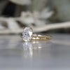 DUNE / 1.50ct OVAL DIAMOND 4 CLAW SOLITAIRE