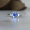 MAY TRILOGY / 1.84CT OVAL CEYLON SAPPHIRE RING