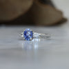 MAY TRILOGY / 1.84CT OVAL CEYLON SAPPHIRE RING