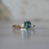 MAY TRILOGY / 2.01CT OVAL MADAGASCAN SAPPHIRE RING