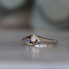 STAR SET / ELIPSE SAPPHIRE & DIAMOND SIGNET III