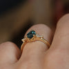 MAY TRILOGY / 1.29CT PEAR AUSTRALIAN SAPPHIRE RING