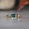 APERTURE / 0.95ct PARTI SAPPHIRE & CHAMPAGNE DIAMOND RING