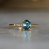 LOTUS / 1.14ct OVAL MADAGASCAN SAPPHIRE 4 CLAW SOLITAIRE