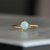 ROUND OPAL / 4 CLAW COMPASS RING II