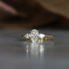 MAY TRILOGY / 0.85ct OVAL CUT LAB DIAMOND RING