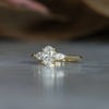 MAY TRILOGY / 0.72ct OVAL CUT LAB DIAMOND RING