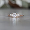 MAY TRILOGY / 0.80ct ROUND CUT LAB DIAMOND RING