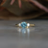 LUNAR TRILOGY / 1.04CT ROUND MONTANA SAPPHIRE RING