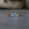 PICCOLO MAY TRILOGY / 0.54ct ROUND MONTANA SAPPHIRE RING