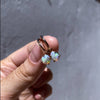 FREEFORM OPAL / HOOP EARRINGS