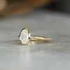 BRIDIE / 1.08ct OVAL DIAMOND BEZEL SOLITAIRE