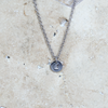 DISC INITIAL / 6MM NECKLACE