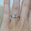 ASYMMETRIC / MADAGASCAN SAPPHIRE RING