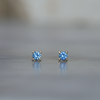 MONTANA SAPPHIRE / 3MM STUDS