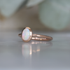 OPAL / BEZEL RING - 0.46ct